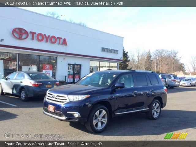 2013 Toyota Highlander Limited 4WD in Nautical Blue Metallic
