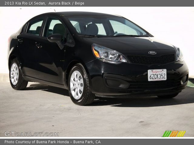 2013 Kia Rio LX Sedan in Aurora Black