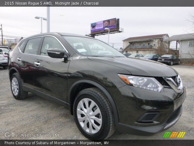 2015 Nissan Rogue S AWD in Midnight Jade