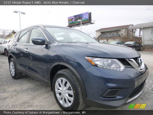 2015 Nissan Rogue S AWD in Arctic Blue Metallic