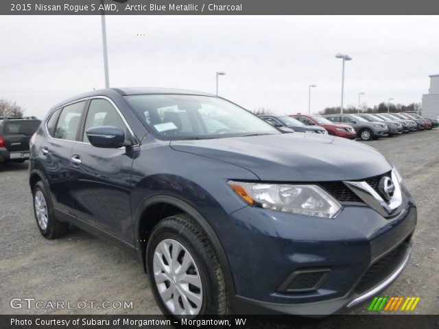 2015 Nissan Rogue S AWD in Arctic Blue Metallic
