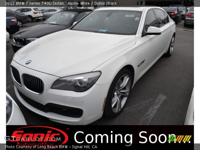 2012 BMW 7 Series 740Li Sedan in Alpine White