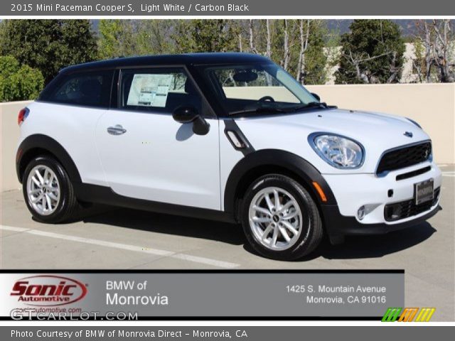 2015 Mini Paceman Cooper S in Light White