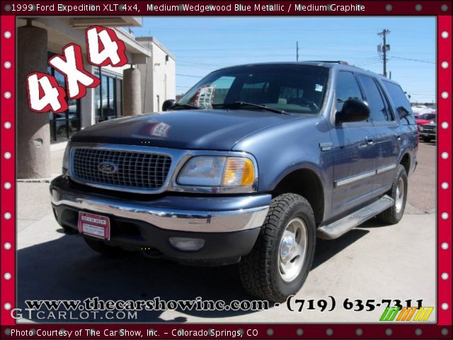 1999 Ford Expedition XLT 4x4 in Medium Wedgewood Blue Metallic