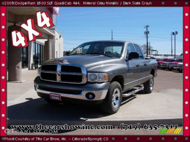 2005 Dodge Ram 1500 SLT Quad Cab 4x4 in Mineral Gray Metallic