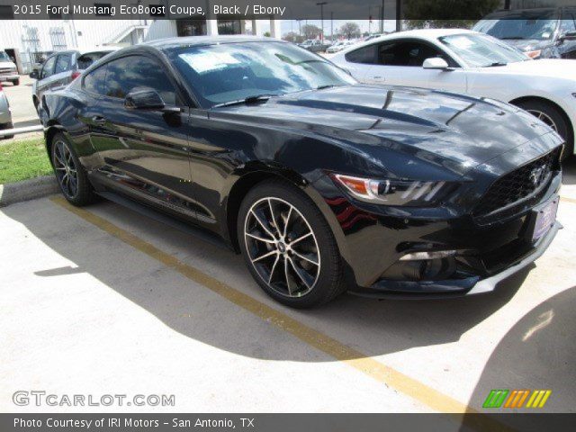2015 Ford Mustang EcoBoost Coupe in Black