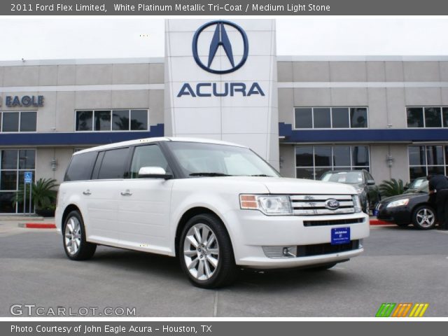 2011 Ford Flex Limited in White Platinum Metallic Tri-Coat