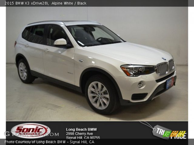 2015 BMW X3 xDrive28i in Alpine White
