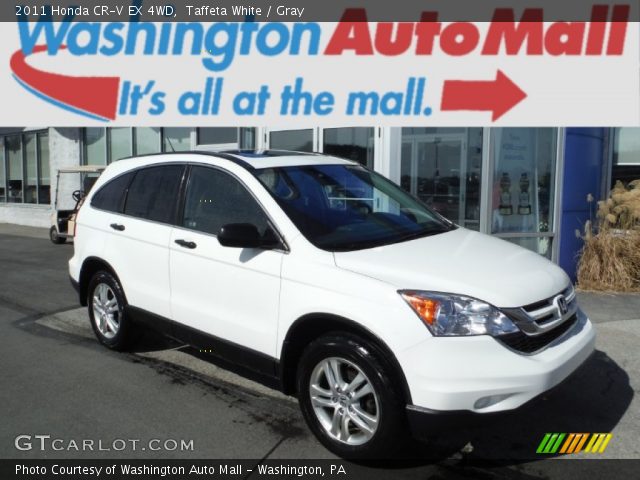 2011 Honda CR-V EX 4WD in Taffeta White