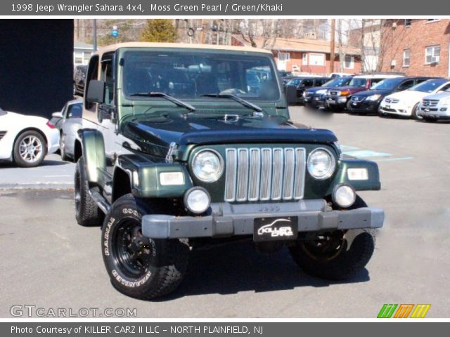 1998 Jeep Wrangler Sahara 4x4 in Moss Green Pearl