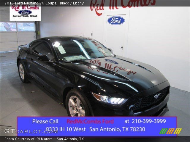 2015 Ford Mustang V6 Coupe in Black