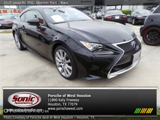 2015 Lexus RC 350 in Obsidian Black