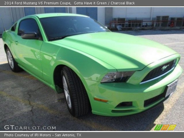 2014 Ford Mustang V6 Premium Coupe in Gotta Have it Green
