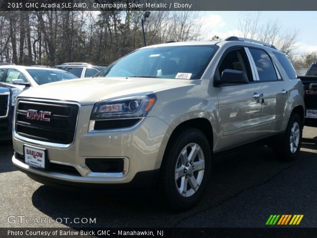 2015 GMC Acadia SLE AWD in Champagne Silver Metallic