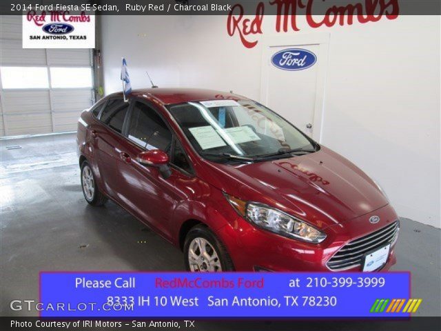 2014 Ford Fiesta SE Sedan in Ruby Red