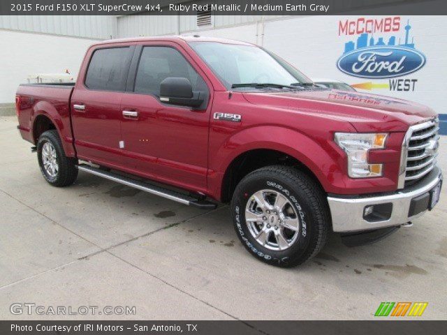 2015 Ford F150 XLT SuperCrew 4x4 in Ruby Red Metallic