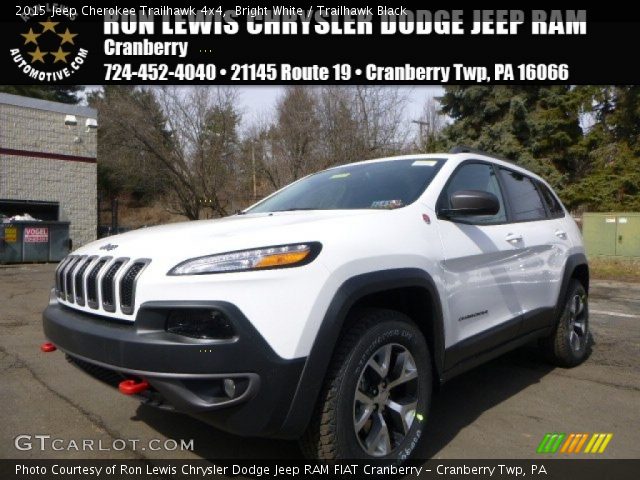2015 Jeep Cherokee Trailhawk 4x4 in Bright White