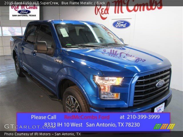 2015 Ford F150 XLT SuperCrew in Blue Flame Metallic