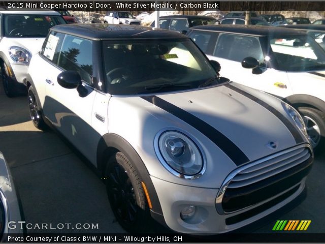 2015 Mini Cooper Hardtop 2 Door in White Silver Metallic