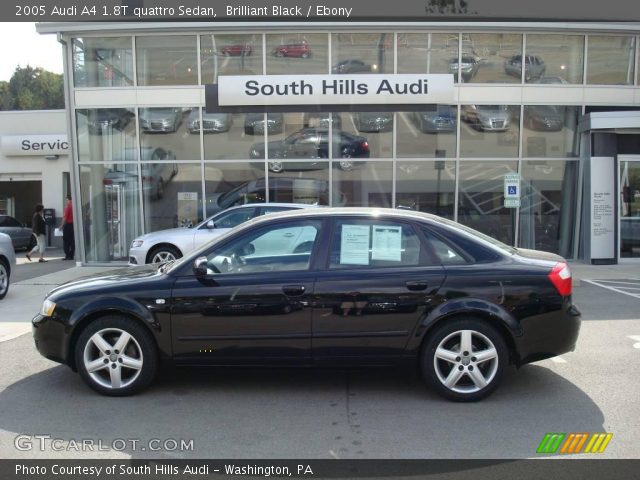 2005 Audi A4 1.8T quattro Sedan in Brilliant Black