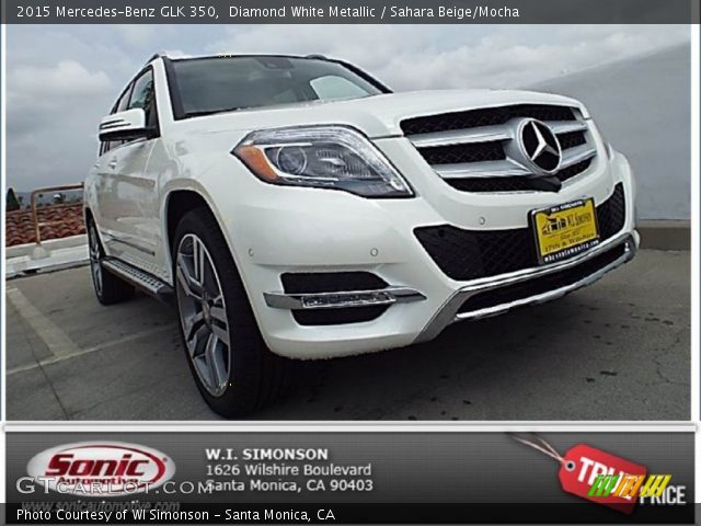 2015 Mercedes-Benz GLK 350 in Diamond White Metallic