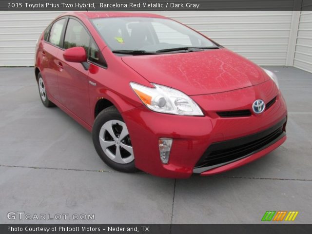 2015 Toyota Prius Two Hybrid in Barcelona Red Metallic