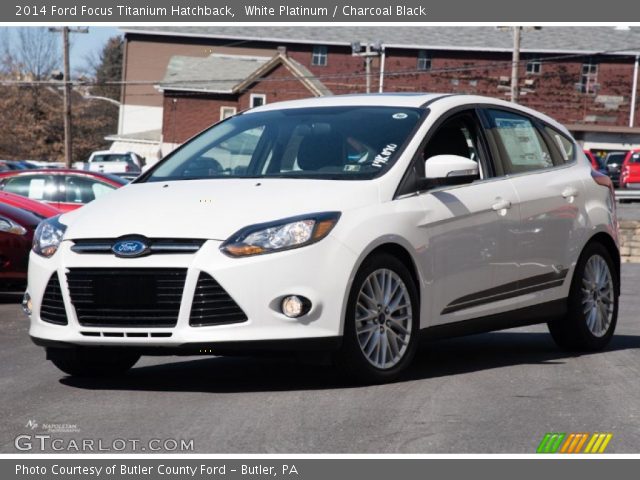 2014 Ford Focus Titanium Hatchback in White Platinum