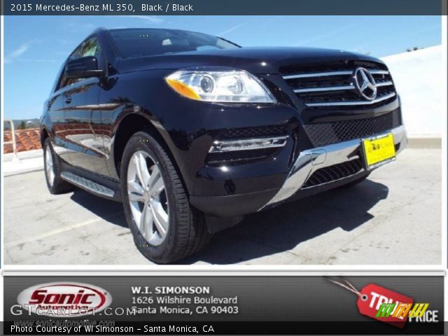 2015 Mercedes-Benz ML 350 in Black