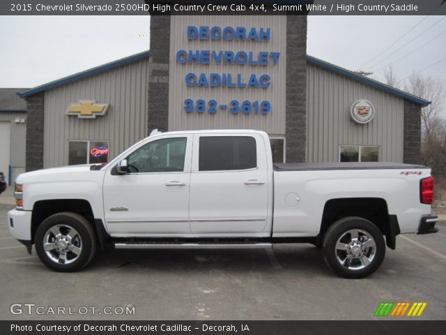 2015 Chevrolet Silverado 2500HD High Country Crew Cab 4x4 in Summit White