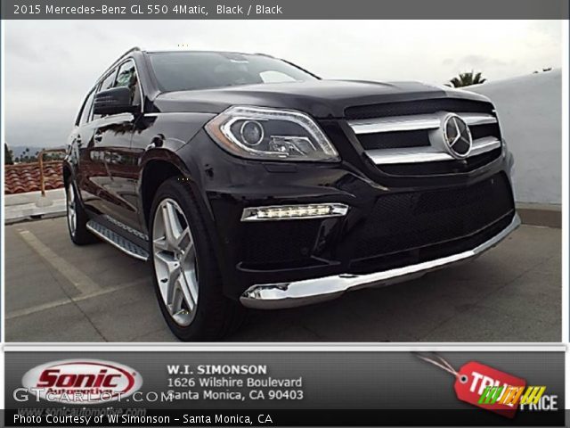 2015 Mercedes-Benz GL 550 4Matic in Black