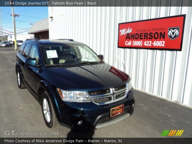 2014 Dodge Journey SXT in Fathom Blue Pearl