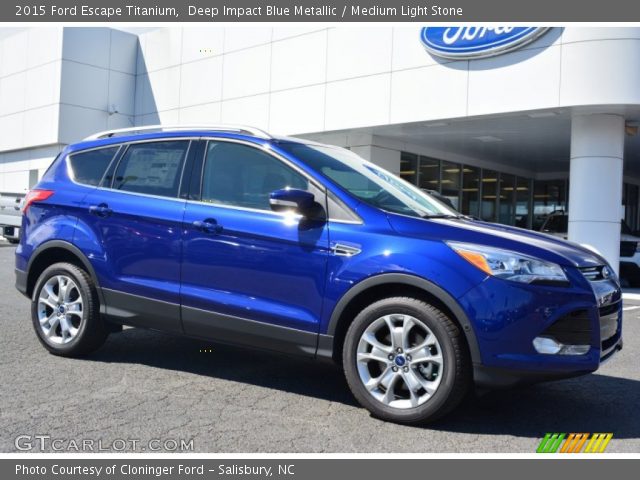 2015 Ford Escape Titanium in Deep Impact Blue Metallic