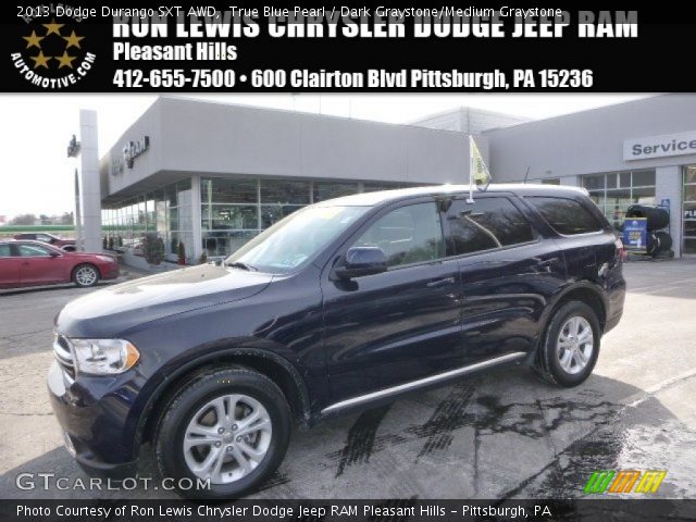 2013 Dodge Durango SXT AWD in True Blue Pearl