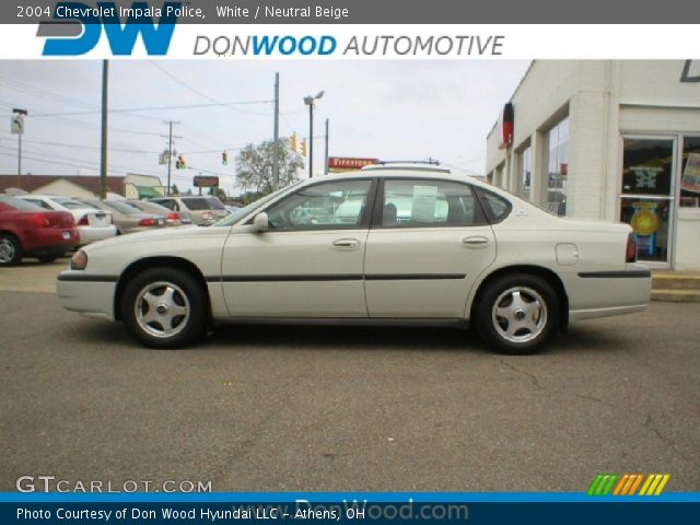 2004 Chevrolet Impala Police in White