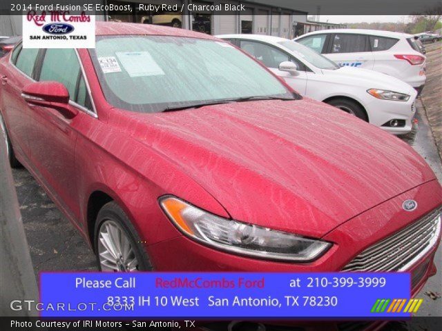 2014 Ford Fusion SE EcoBoost in Ruby Red