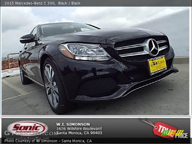 2015 Mercedes-Benz C 300 in Black