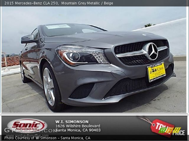 2015 Mercedes-Benz CLA 250 in Mountain Grey Metallic