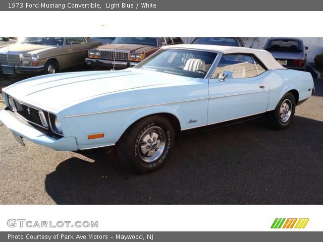 1973 Ford Mustang Convertible in Light Blue