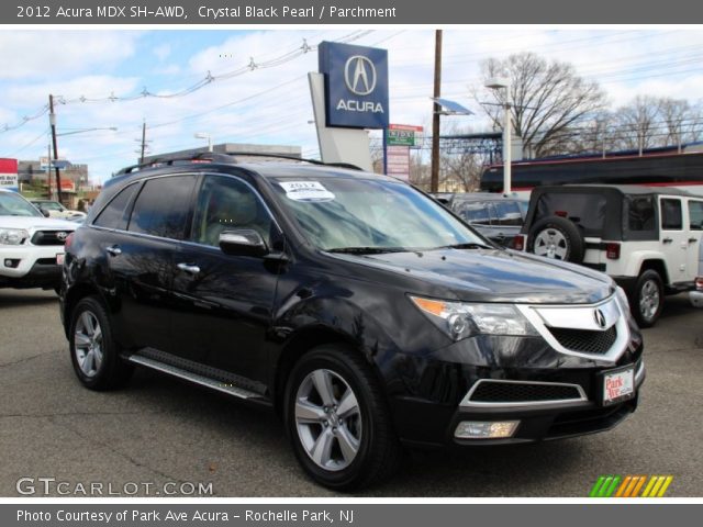 2012 Acura MDX SH-AWD in Crystal Black Pearl