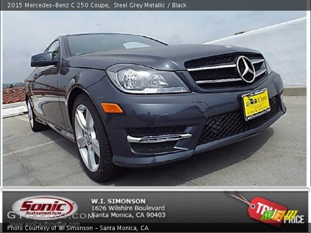2015 Mercedes-Benz C 250 Coupe in Steel Grey Metallic