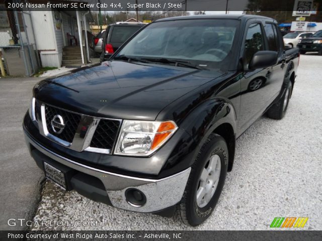 2006 Nissan Frontier SE Crew Cab 4x4 in Super Black