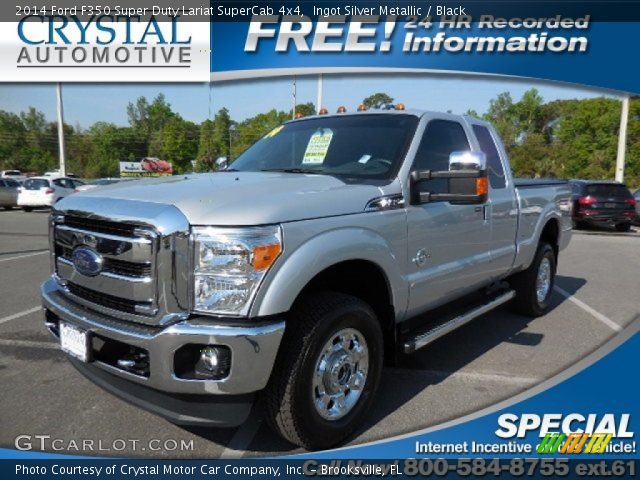 2014 Ford F350 Super Duty Lariat SuperCab 4x4 in Ingot Silver Metallic