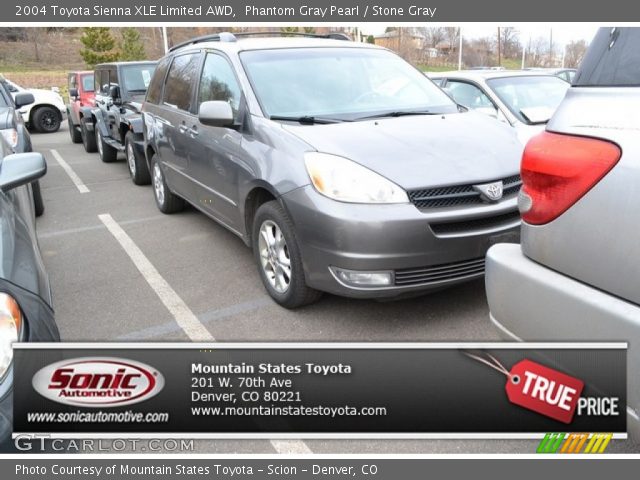 2004 Toyota Sienna XLE Limited AWD in Phantom Gray Pearl