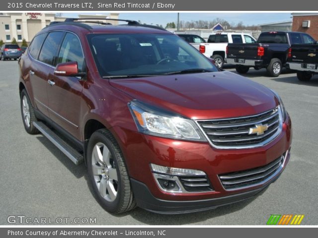 2015 Chevrolet Traverse LTZ in Siren Red Tintcoat