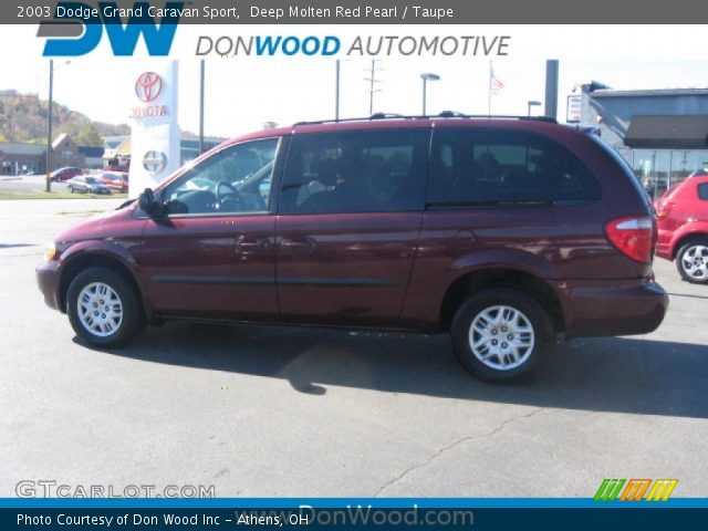 2003 Dodge Grand Caravan Sport in Deep Molten Red Pearl