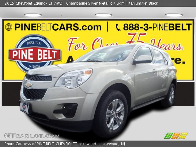 2015 Chevrolet Equinox LT AWD in Champagne Silver Metallic