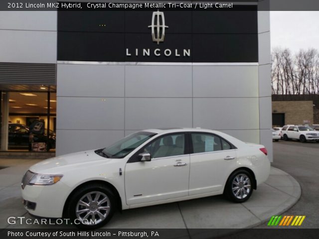2012 Lincoln MKZ Hybrid in Crystal Champagne Metallic Tri-Coat