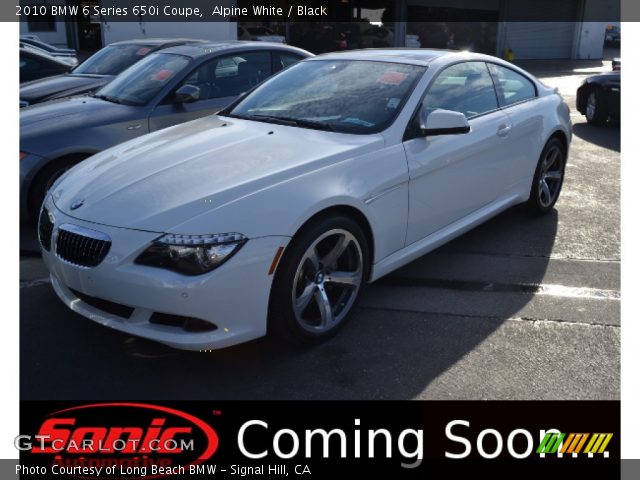 2010 BMW 6 Series 650i Coupe in Alpine White