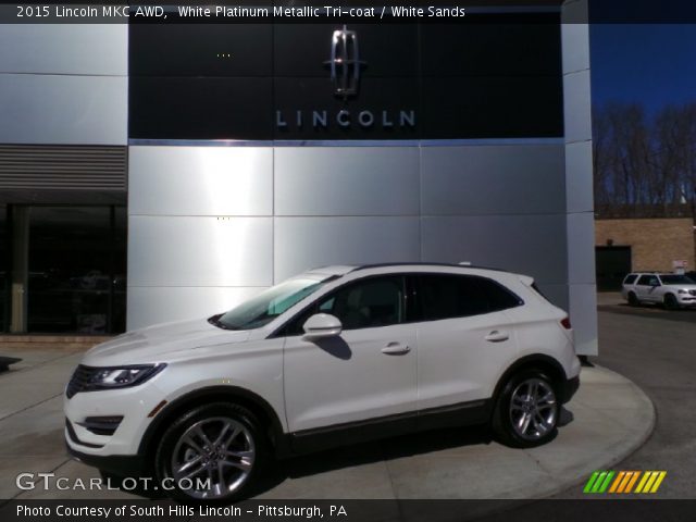 2015 Lincoln MKC AWD in White Platinum Metallic Tri-coat