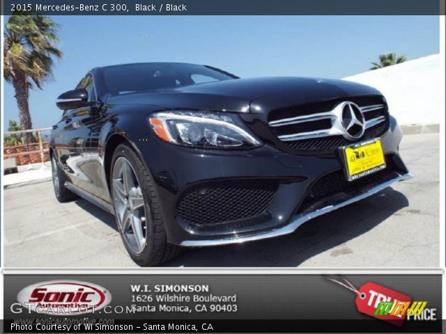 2015 Mercedes-Benz C 300 in Black